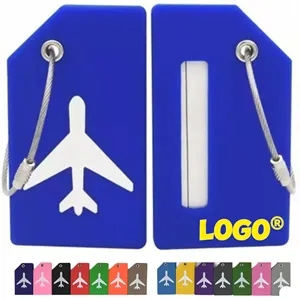Upgraded Silicone Travel Luggage Tag With Name ID