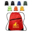 Union Printed - Custom Drawstring Bags with Pocket | https://www.bestnamebadges.com