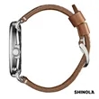 Shinola® Runwell Watch - White/Tan | https://www.bestnamebadges.com