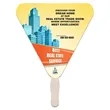 Triangle Hand Fans | https://www.bestnamebadges.com