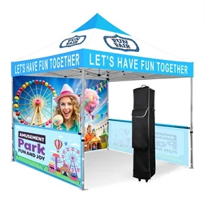 10' Full Color Pop Up Canopy Tent Kit