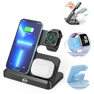 Portable Folding Three-in-one Wireless Charger | https://www.bestnamebadges.com