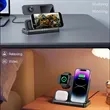 Portable Folding Three-in-one Wireless Charger | https://www.bestnamebadges.com