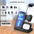 Portable Folding Three-in-one Wireless Charger | https://www.bestnamebadges.com
