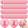 Breast Cancer Awareness Pink Ribbon Stress Ball | https://www.bestnamebadges.com