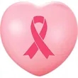 Breast Cancer Awareness Pink Ribbon Stress Ball | https://www.bestnamebadges.com