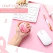 Breast Cancer Awareness Pink Ribbon Stress Ball | https://www.bestnamebadges.com