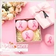 Breast Cancer Awareness Pink Ribbon Stress Ball | https://www.bestnamebadges.com