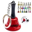 Mini Handbell Keychain Hand Bell Call Wedding | https://www.bestnamebadges.com