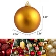 Custom Colorful Hanging Christmas Ornament Ball | https://www.bestnamebadges.com