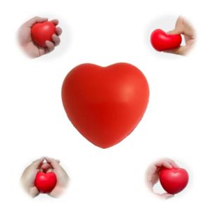 MOQ 100 Popular Heart Shape Stress Balls