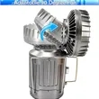 Foldable Rechargeable Solar Fan Camping Light | https://www.bestnamebadges.com