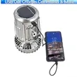Foldable Rechargeable Solar Fan Camping Light | https://www.bestnamebadges.com