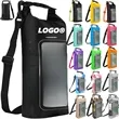 2L Outdoor Beach Waterproof Backpack Clear Phone Pouch | https://www.bestnamebadges.com