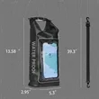 2L Outdoor Beach Waterproof Backpack Clear Phone Pouch | https://www.bestnamebadges.com