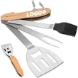5 in 1 Multifunctional Stainless Steel Barbecue Tool Set | https://www.bestnamebadges.com