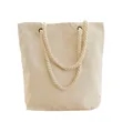 Fashion Eco Friendly Canvas Tote Bag With Hemp Rope Handle | https://www.bestnamebadges.com