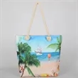 Fashion Eco Friendly Canvas Tote Bag With Hemp Rope Handle | https://www.bestnamebadges.com