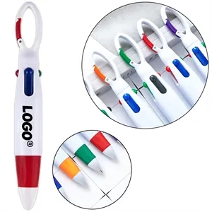 4 in 1 Retractable Shuttle Multicolored Ballpoint Pen