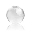 Globe Paperweight - Clear | https://www.bestnamebadges.com