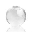 Globe Paperweight - Clear | https://www.bestnamebadges.com