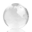 Globe Paperweight - Clear | https://www.bestnamebadges.com