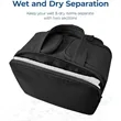 Lightweight Large Wide-open Travel Toiletry Bag | https://www.bestnamebadges.com