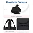 Lightweight Large Wide-open Travel Toiletry Bag | https://www.bestnamebadges.com