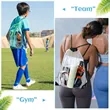 Custom Clear Drawstring Cinch Pack Backpack | https://www.bestnamebadges.com