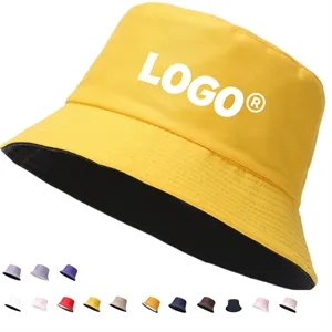 Fisherman Hat Summer Double Basin Fashionable Solid Color