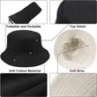 Fisherman Hat Summer Double Basin Fashionable Solid Color | https://www.bestnamebadges.com