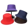 Fisherman Hat Summer Double Basin Fashionable Solid Color | https://www.bestnamebadges.com