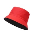 Fisherman Hat Summer Double Basin Fashionable Solid Color | https://www.bestnamebadges.com