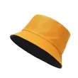 Fisherman Hat Summer Double Basin Fashionable Solid Color | https://www.bestnamebadges.com