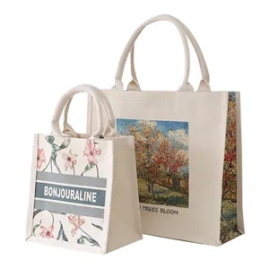 Fashionable Eco-Friendly Linen Tote Bag