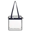 Stadium PVC Clear Plastic Tote Bag with Handles | https://www.bestnamebadges.com