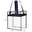 Stadium PVC Clear Plastic Tote Bag with Handles | https://www.bestnamebadges.com