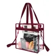 Stadium PVC Clear Plastic Tote Bag with Handles | https://www.bestnamebadges.com