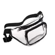 PVC Clear Fanny Pack w/ Zipper Pockets Transparent Bag | https://www.bestnamebadges.com