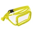 PVC Clear Fanny Pack w/ Zipper Pockets Transparent Bag | https://www.bestnamebadges.com