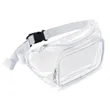 PVC Clear Fanny Pack w/ Zipper Pockets Transparent Bag | https://www.bestnamebadges.com