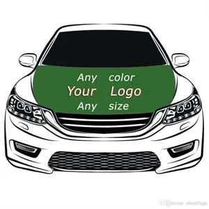 Flexible Polyester Coupe MPV Car Hood Flag Various Colors