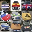 Flexible Polyester Coupe MPV Car Hood Flag Various Colors | https://www.bestnamebadges.com