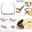 Foldable UV Protection Fashionable Lightweight Sunglasses | https://www.bestnamebadges.com