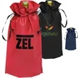 Non-Woven Bottle Drawstring Bags w/ Custom Imprint | https://www.bestnamebadges.com
