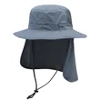 Airy Safari Hat With Flap | https://www.bestnamebadges.com