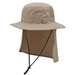 Airy Safari Hat With Flap | https://www.bestnamebadges.com