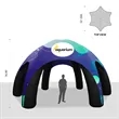 33' Custom Inflatable Spider Tent with 6 legs with Canopy | https://www.bestnamebadges.com