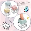 Keyboard Fidget Toy Keychain | https://www.bestnamebadges.com
