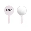 Portable Handle Mirror Makeup Round Printable LOGO | https://www.bestnamebadges.com